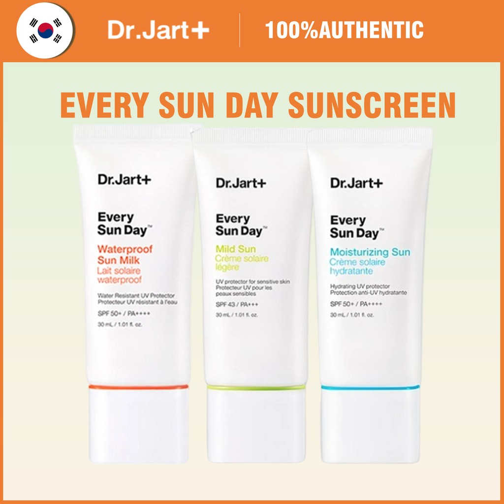 [DR.JART+] Every Sun Day Waterproof Sun Milk/Suncream/Moisturizing Sunscreen