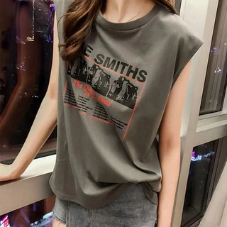 (พร้อมส่ง) Fashion Dress SHOP เสื้อยืดแขนกุดเอาใจสาวเท่เปรี้ยวเก๋ไม่เหมือนใครสาว ๆ สายลุยต้องจัด