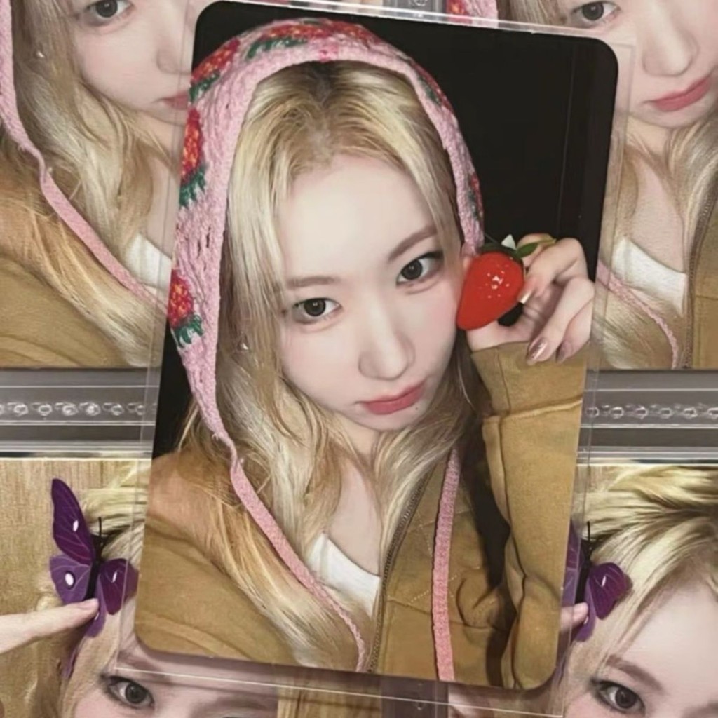 สีคอปก Itzy Lee ms ปลอกคอสตรอเบอร์รี่ ms2.0 การ์ดพิเศษ สตรอเบอร์รี่ สินค้าของแท้