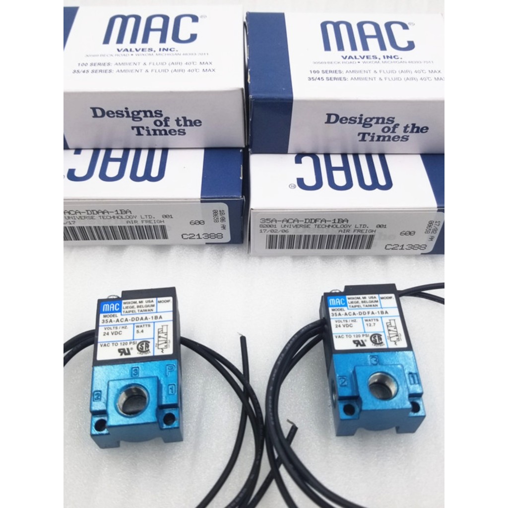 MAC Dispenser Solenoid วาล์ว 35A-AAA-DDAA-1BA/DDBA/DDFA/ACA ความถี่สูงวาล์วเครื่องทําเครื่องหมาย