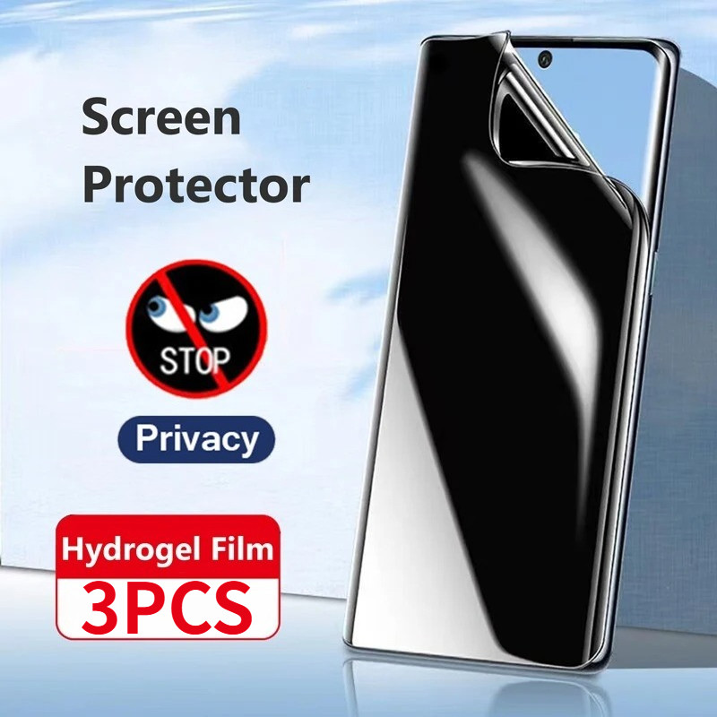 3 ชิ้น Anti-Spy ความเป็นส่วนตัว Hydrogel ฟิล์มสําหรับ TCL 60 60R 50 XE SE XL LE Pro NxtPaper 5G HD แ