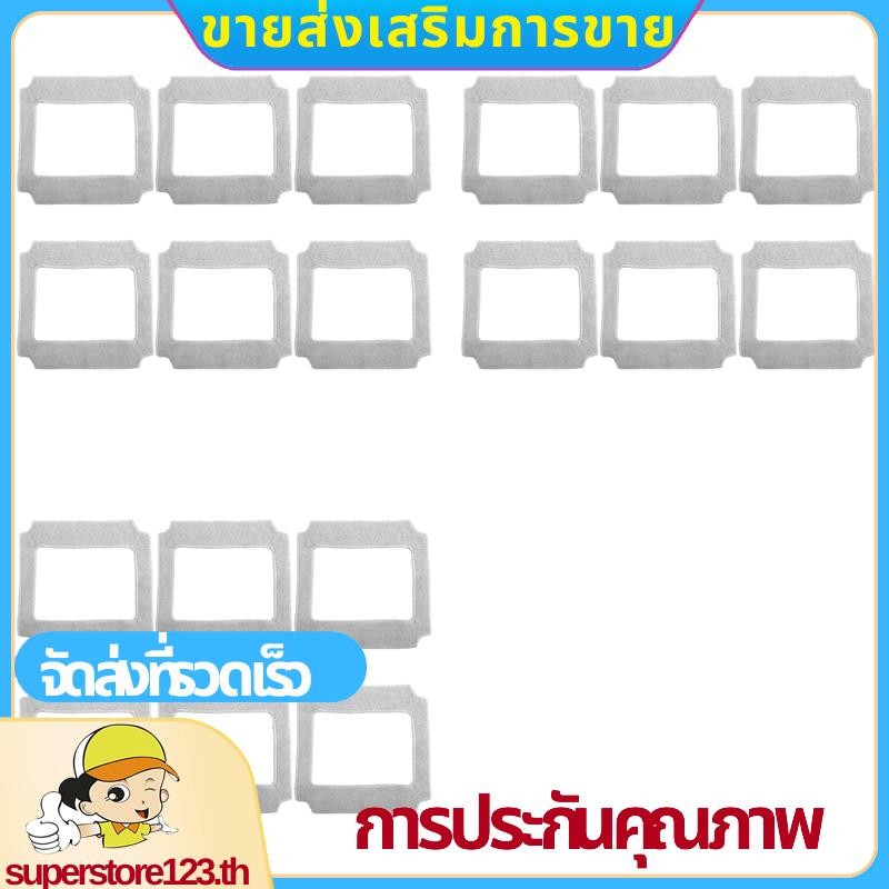 18PCS ทําความสะอาดหน้าต่างหุ่นยนต์ Mop ผ้าทําความสะอาด Rag ผ้าเช็ดตัวผ้าฝุ่นผ้าทําความสะอาดสําหรับ Y