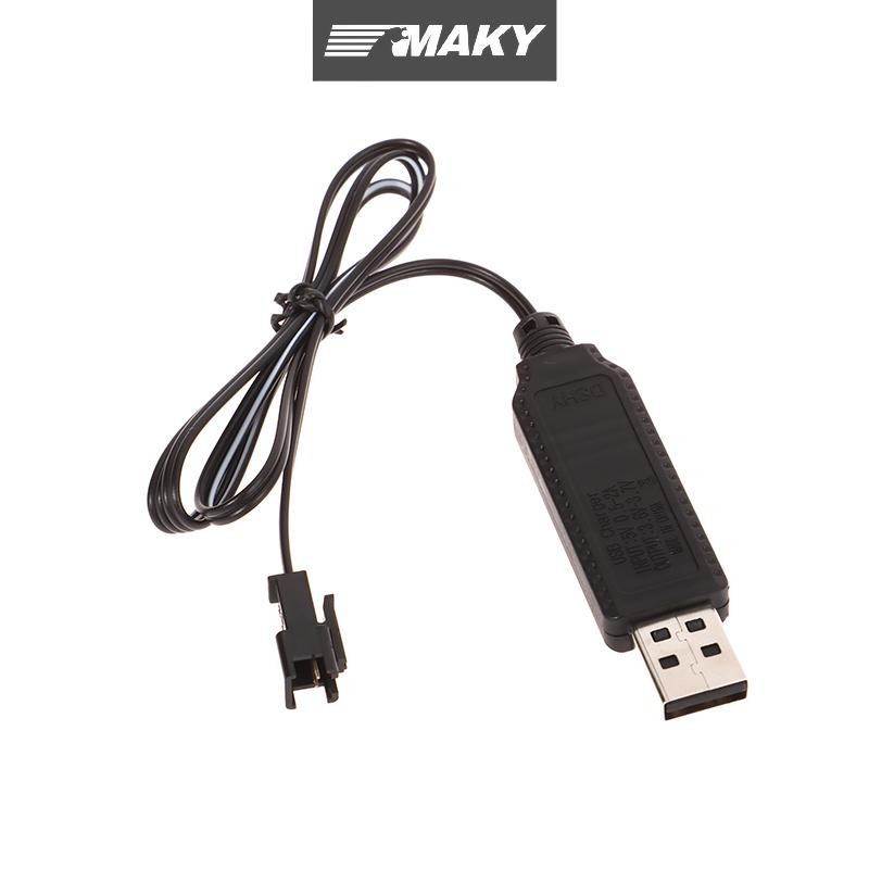 LLPH สายชาร์จ USB สําหรับ 3.7V Charger SM-2P ส่งต่อ RC รถเครื่องบินอะไหล่ RC Quadcopter เครื่องบินอุปกรณ์เสริม LLP