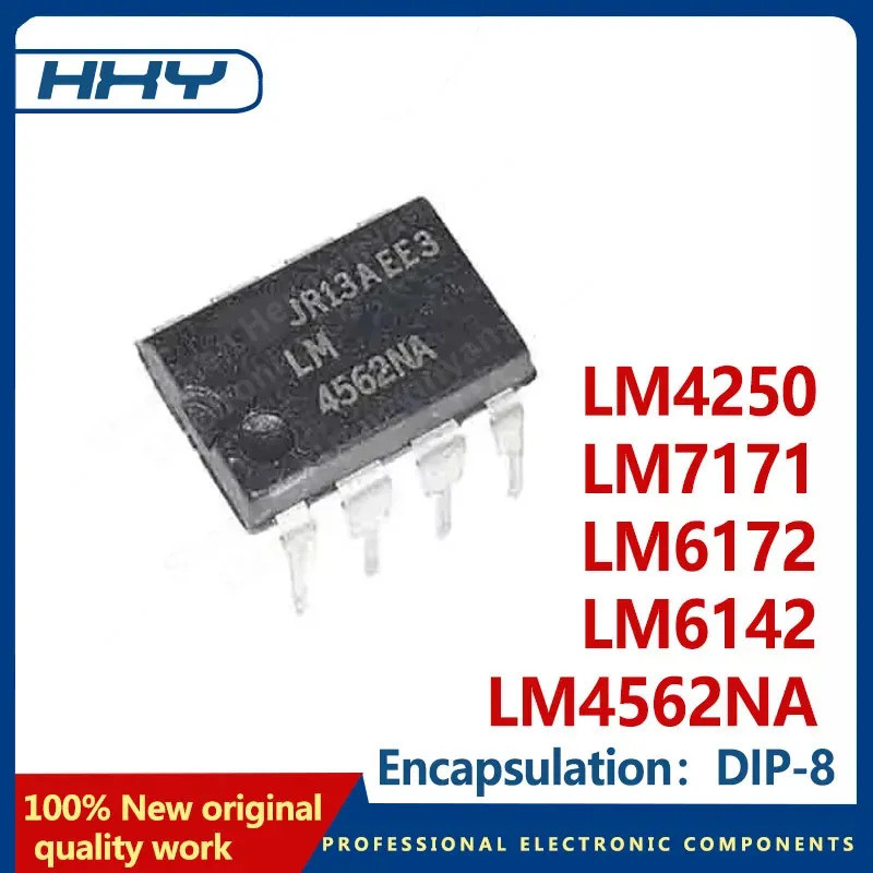 5PCS LM4562NA LM4562 4562NA LM6142AIN LM6142BIN LM6142 LM6172BIN LM6172 LM7171BIN LM7171 LM4250CN LM