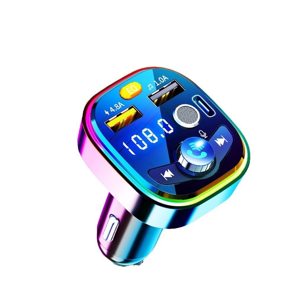 100 ผลิตภัณฑ์บลูทูธ Fast Charging Lossless Receiver Ambient Light Player Car พร้อม 10,0000 Multi-Fun