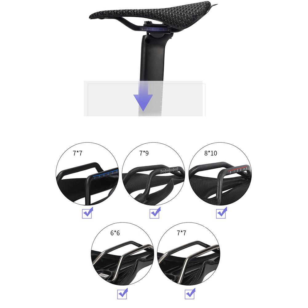 ซิทโพสต์คาร์บอน T800 สำหรับ XDS AD350/AD300 ความยาว 320 มม., น้ำหนักเพียง 165 กรัม