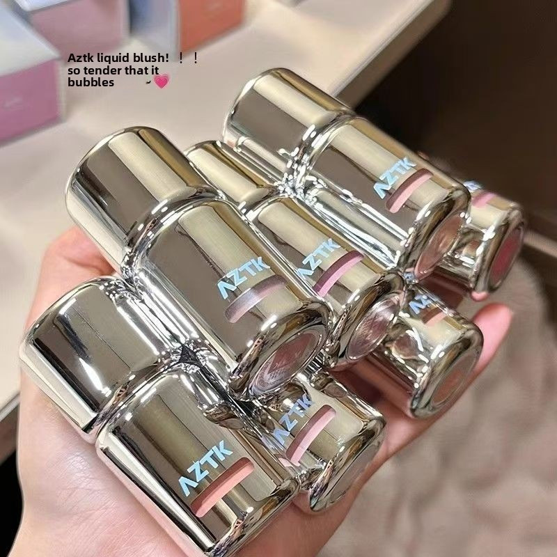 AZTK Blush Highlight Contour Three-In-One Expansion Contraction Brightens Nude แต่งหน้า Facial Complexion Liquid Blush