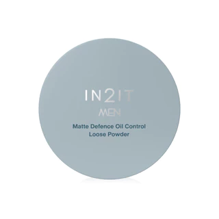 In2It Men Matte Defence Oil Control Loose Powder 20g แป้งฝุ่นสูตรพิเศษ ที่ออกแบบมาเพื่อผู้ชายโดยเฉพาะ.