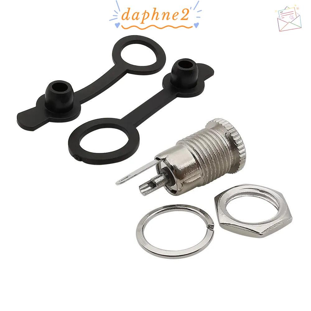 DAPHNES DC Jack Adapter, DC-099 โลหะ DC Power หญิงซ็อกเก็ตแจ็ค, DC Power Jack Socket คุณภาพสูง 5.5 x