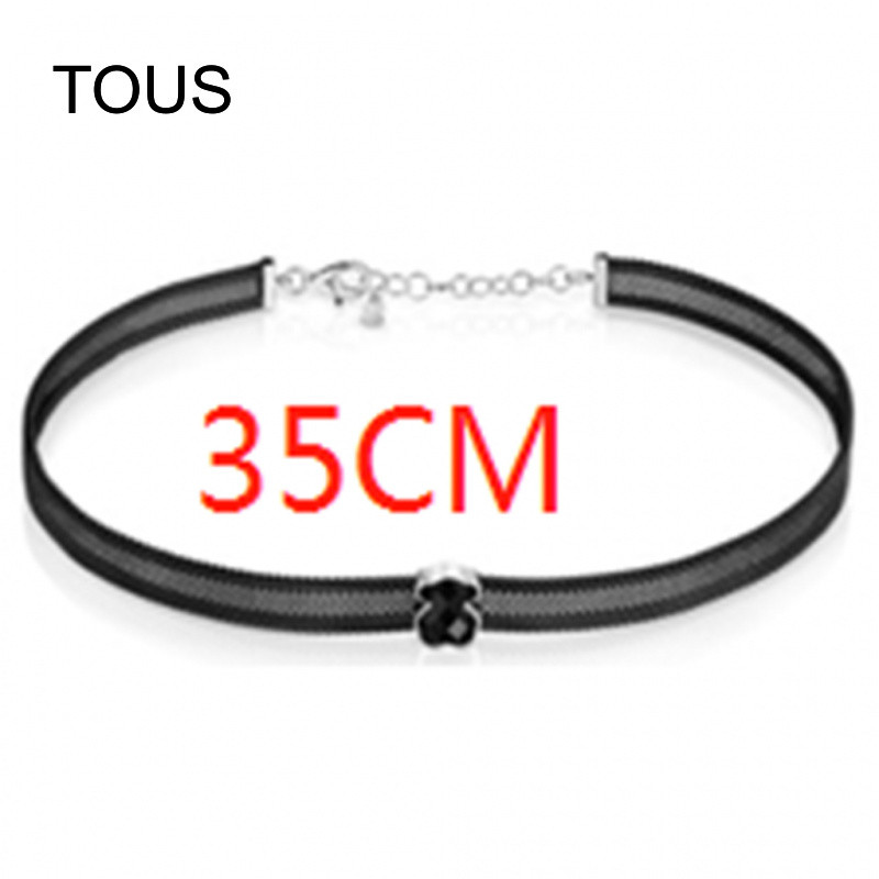 S9225 วัสดุ TOUS สร้อยคอเหมาะสําหรับของขวัญวันเกิดผู้หญิงของขวัญวันวาเลนไทน์