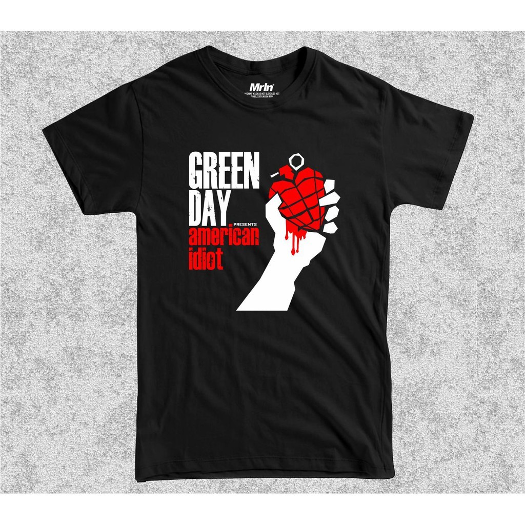 เสื้อยืด GREEN DAY MUSIC AMERICAN IDIOT