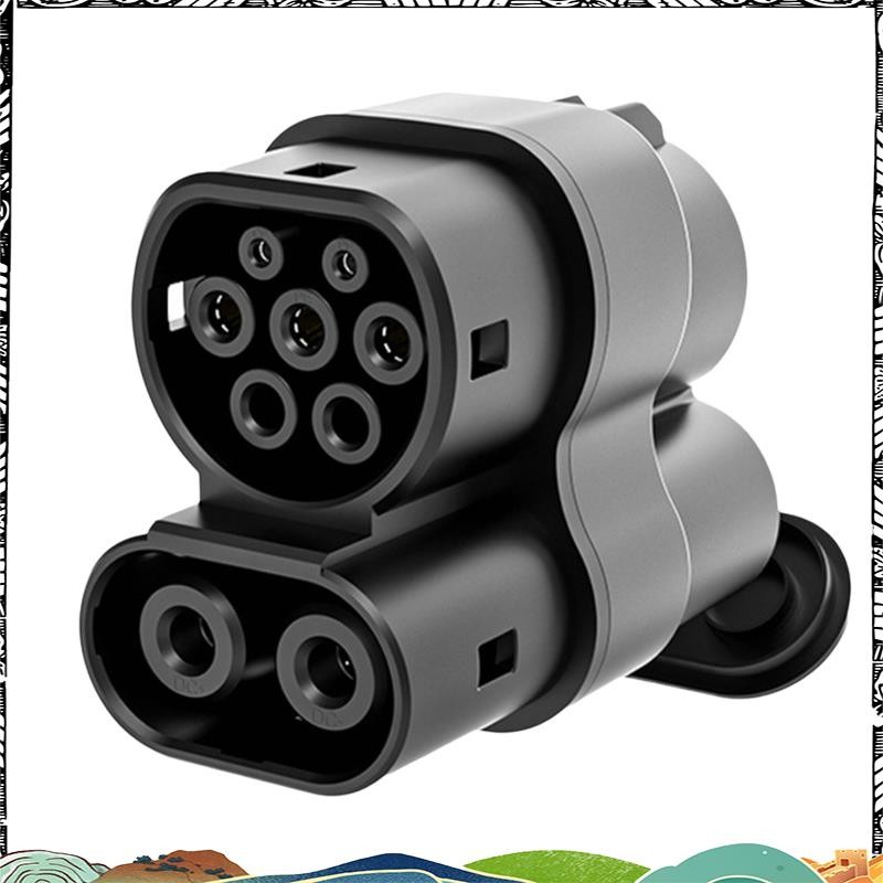Super CCS1 ถึง CCS2 EV อะแดปเตอร์ชาร์จ AC+ DC 250A อะแดปเตอร์ชาร์จเร็วเชื่อมต่อ Adaptor EV Charger