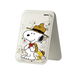 Denim Snoopy รูปแบบกระเป๋าสตางค์สําหรับ iPhone 17 17pro 17promax 16 15 14 13 12 pro Max 16Plus การ์ดที่วางโทรศัพท์สําหรับกรณีกระเป๋า