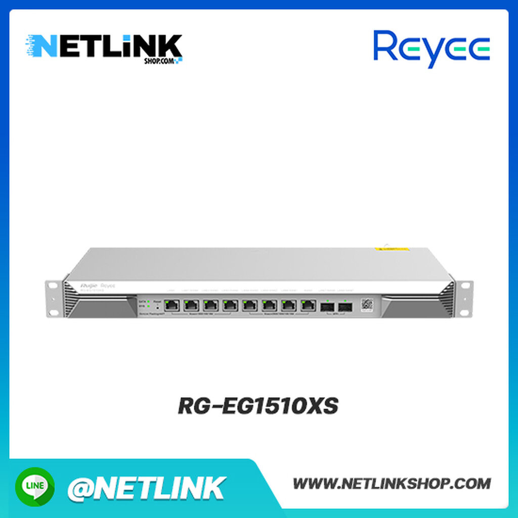 เราเตอร์ Reyee รุ่น RG-EG1510XS | The Powerful EG go BIG, Next Level Flagship Business Router For Up