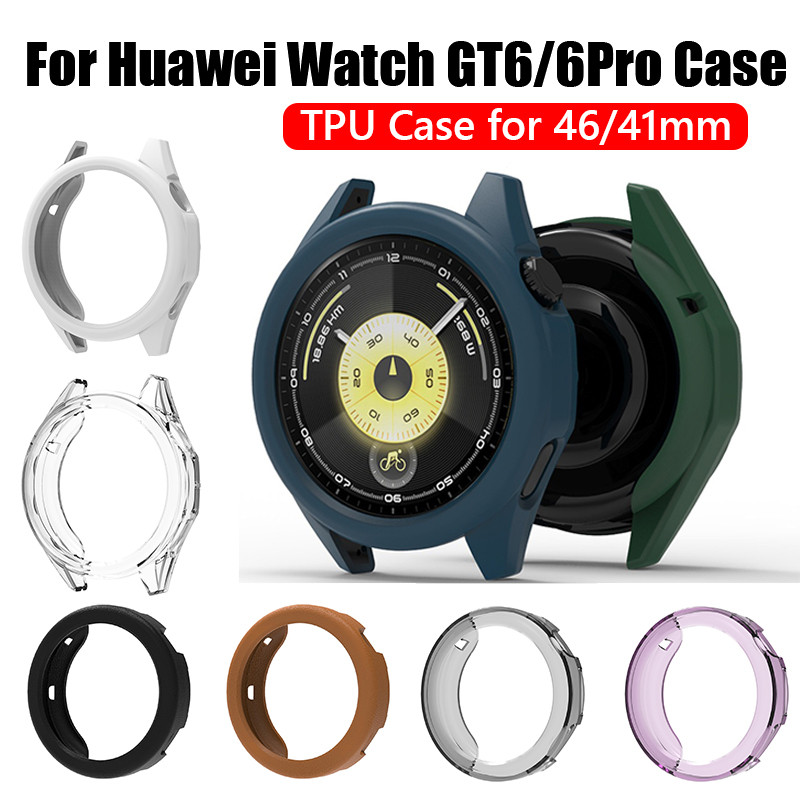 สําหรับ Huawei นาฬิกา GT6/GT6 Pro 46 มม.41 มม.ป้องกันกรณี Huawei นาฬิกา GT6pro TPU Hollow กันชนสําหร
