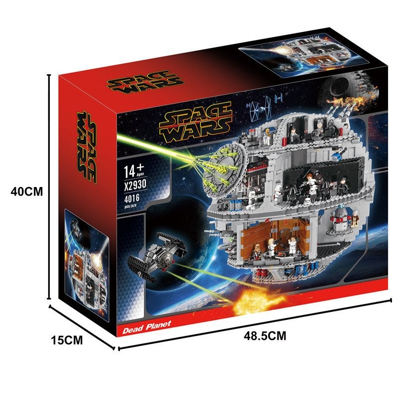 ประกอบเลโก้ที่เข้ากันได้รุ่น Wars Death Star 75159 Building Block ของขวัญ Street View Planet ของเล่น