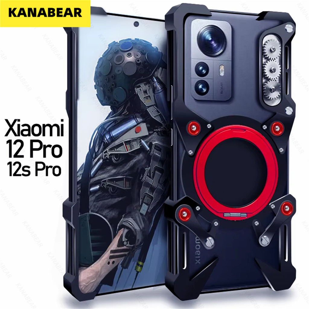 เคสโลหะกลวงหรูหราสําหรับ XAIOMI 14PRO 14ULTRA 15ULTRA กันชนอลูมิเนียมในตัว 360° ขายึดพร้อมตัวป้องกัน
