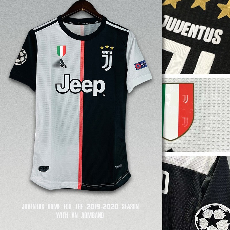 เสื้อฟุตบอลจำลองย้อนยุค Juventus หมายเลข 7 Ronaldo