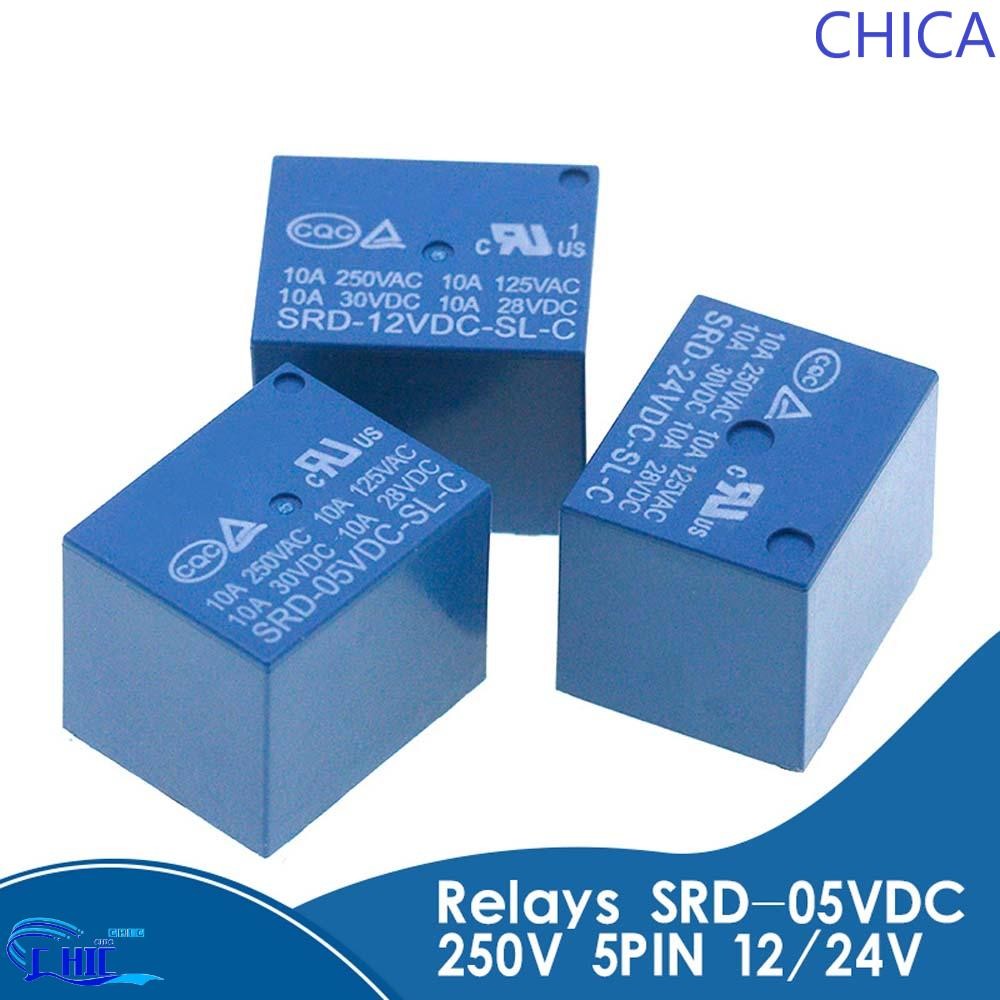 โมดูลรีเลย์ CHICA ฟังก์ชั่น Mini SRD-05VDC-SL-C SRD-06VDC-SL-C SRD-09VDC-SL-C SRD-12VDC-SL-C สมาร์ทอ