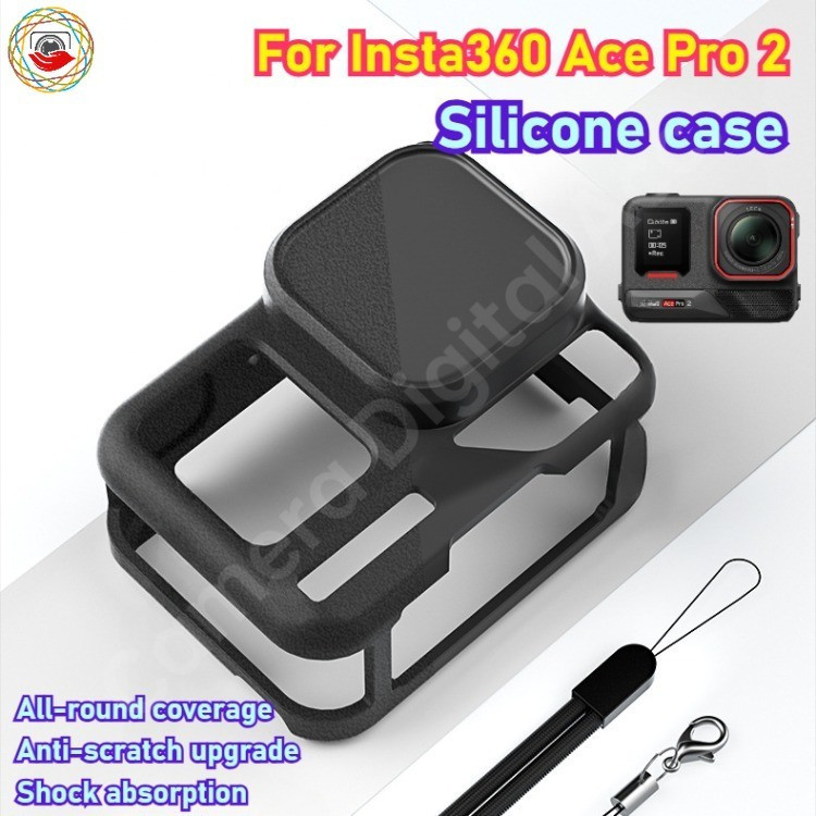สําหรับ Insta360 Ace Pro 2 เคสซิลิโคน 360 Ace Pro2 อุปกรณ์เสริม