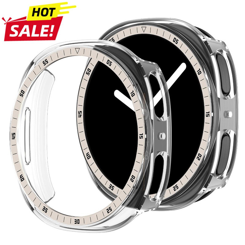 เคสพีซี + ขนาดโลหะสําหรับ Samsung galaxy watch 8 44 40 มม.อุปกรณ์เสริม Hollow ป้องกันกันชนสําหรับ galaxy watch 8 ฝาครอบ 44 มม.