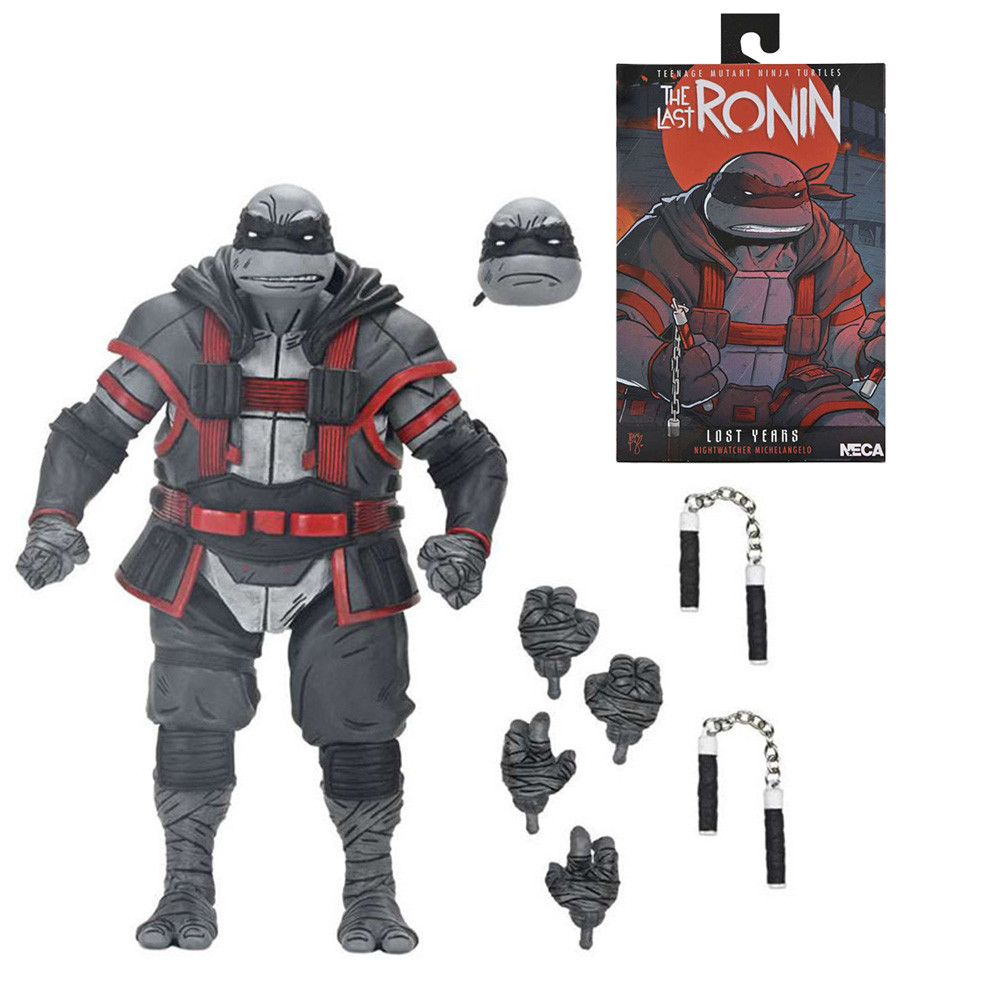 NECA 54414 TMNT The Last Ronin Donatello ตัวเลขการกระทําตกแต่ง Original ตุ๊กตาคอลเลกชันของขวัญ Movab