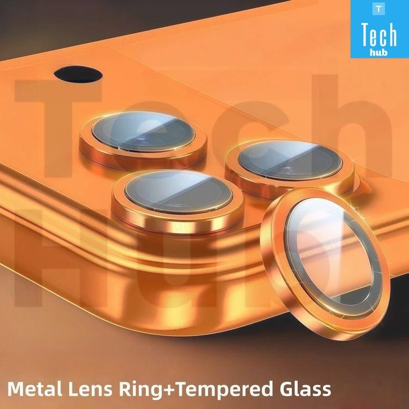 วงแหวน ฟิล์มกระจกเลนส์กล้อง สำหรับ lPhone 17 Pro 17Pro Max  16 Pro 16Pro Max 16 16Plus  15 Pro 15Pro