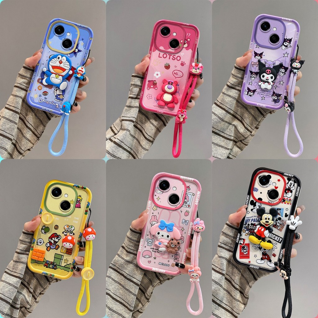 เคส TECNO SPARK 40C ตุ๊กตาสติ๊กเกอร์ตัวละครอนิเมะ เคสโทรศัพท์