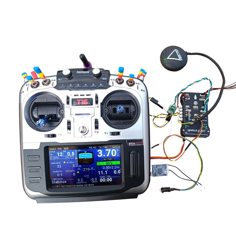 จัมเปอร์ T16 Yaapu Telemetry สายแปลง Pixhawk ถึง T16 Frsky X10S X12S X9DP QX7/X7S สมาร์ทพอร์ตตัวรับส