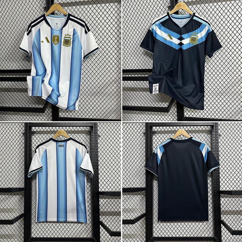 26 ฟุตบอลโลกอาร์เจนตินาอาร์เจนตินา พัดลม การแก้ไข เสื้อเหย้าที่กําหนดเองของ เมสซี 10 เสื้อฟุตบอลข้ามพรมแดนคุณภาพสูง