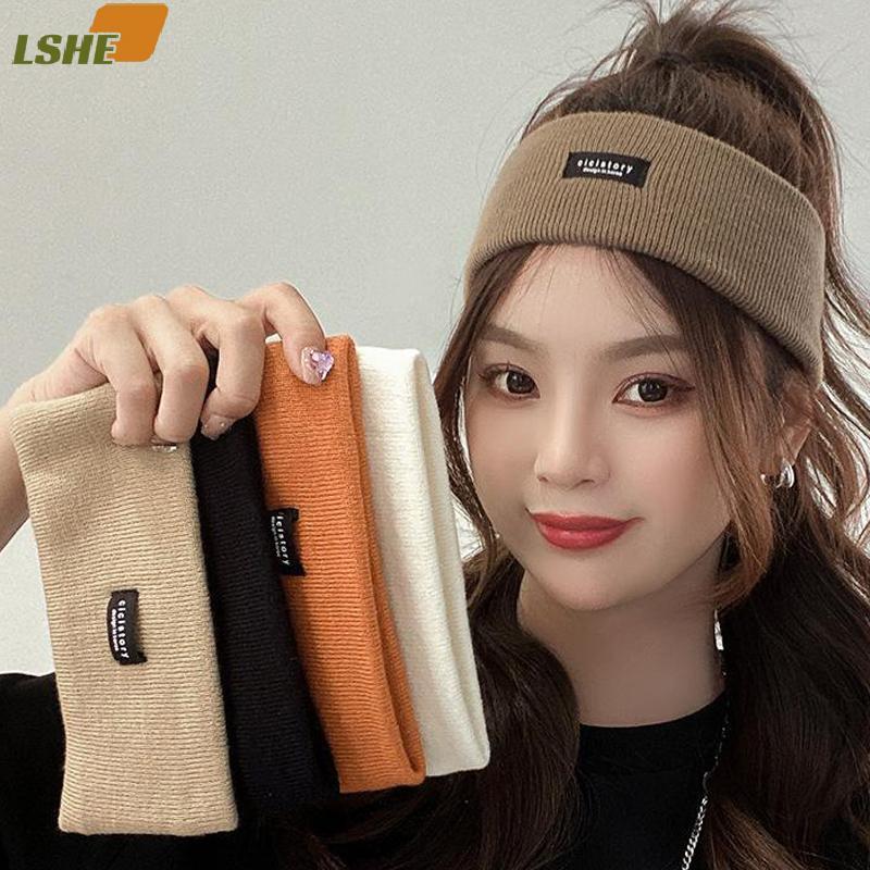 [LSHE] แฟชั่นยืดหยุ่นสําหรับผู้หญิง Four-season Casual Sports Headscarf กว้าง-เต็มไปด้วยอินเทรนด์ Hoop แชมพูฝาครอบใหม่