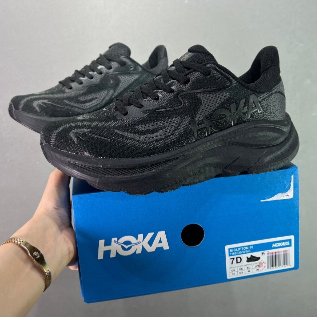 รองเท้าวิ่งผู้ชายและผู้หญิง Hoka Clifton 10 Clifton 9 ผู้ชายและหญิงรองเท้า U8H4