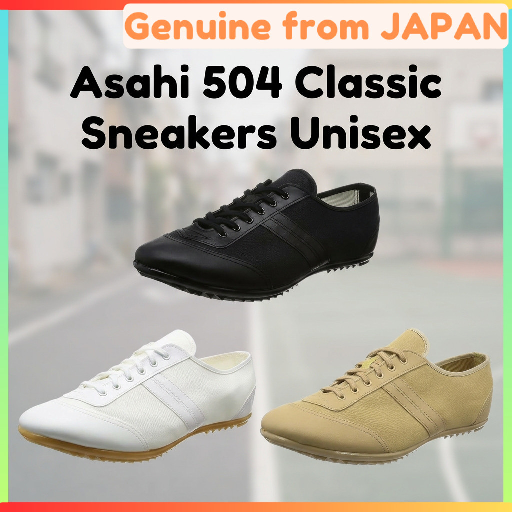 Asahi 504 Classic Sneakers Unisex Adult Made in Japan Canvas Shoes Lightweight