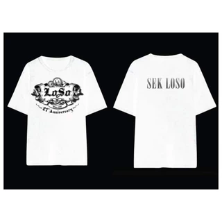 พร้อมส่ง เสื้อยืดผู้ชาย ผ้าฝ้ายแท้100% เสกโลโซที่ระลึก27ปี1996 ใส่สบายสุดๆ ระบายอากาศได้ดี