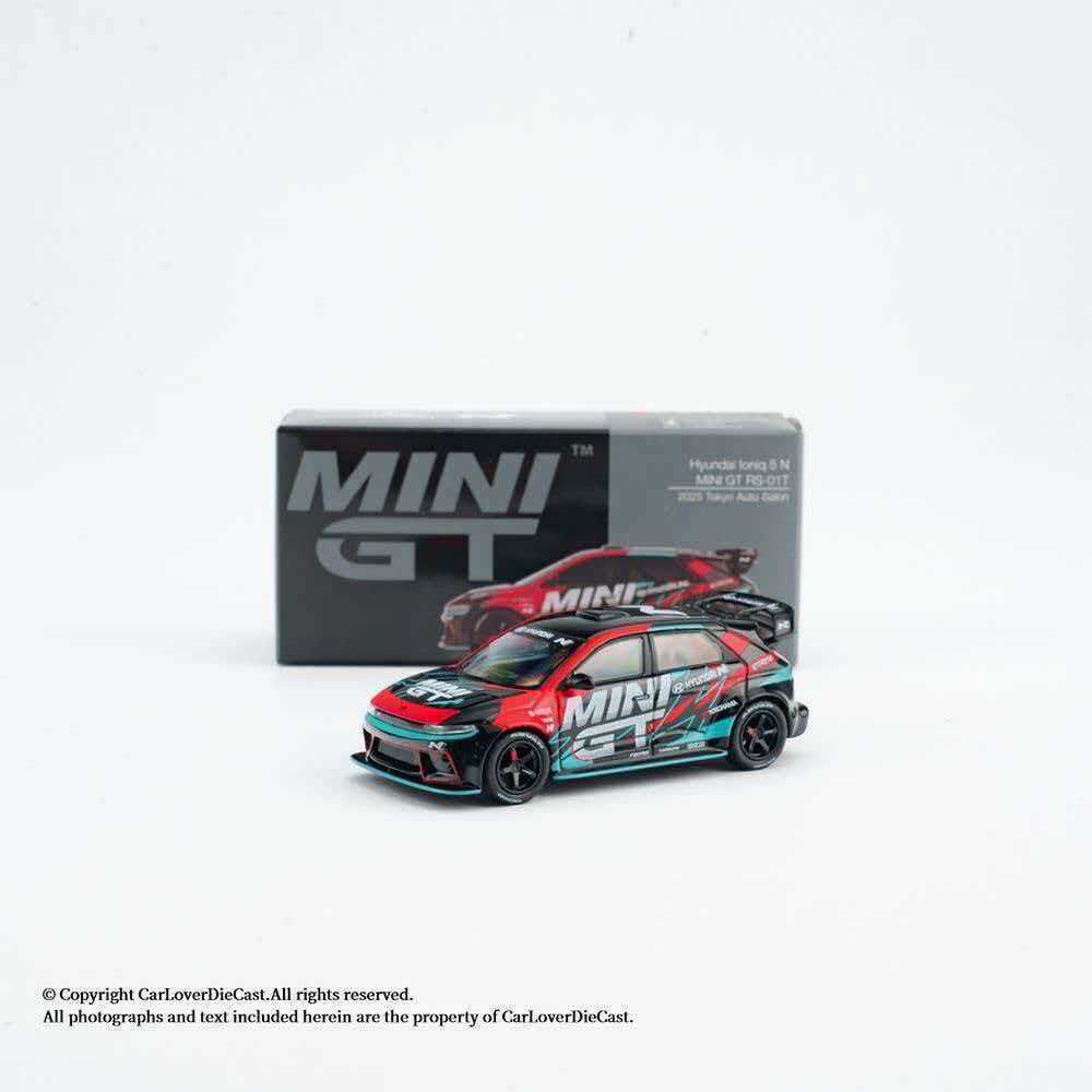 MINIGT 1: 64 Hyundai Hyundai Ioniq 5N รถรุ่น Rally รถ 1098