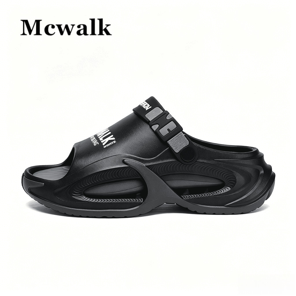 MCWALK แฟชั่น Casual ผู้ชายผู้หญิงสไตล์เดียวกัน Commuter รองเท้าแตะกลางแจ้งขนาด 36 ~ 45