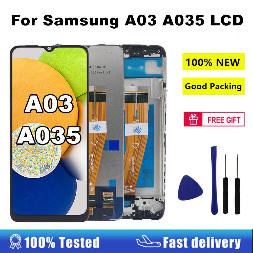 SAMSUNG 6.5 "สําหรับSamsung Galaxy A03 A035 จอแสดงผลLCD Touch Screen Digitizer AssemblyสําหรับSamsun