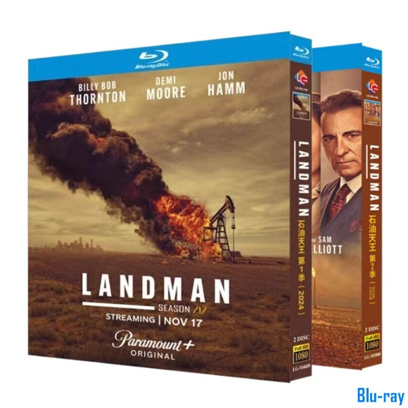 [BRAND NEW SEALED] American Drama Landman Season 1-2(2024-2025) กล่อง Blu-ray 4 แผ่น
