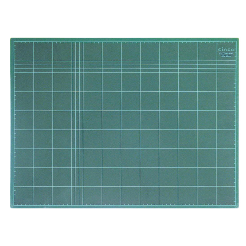 INCA แผ่นยางรองตัด 45x60 ซม. A2 สีเขียว หนา 3 มม.
