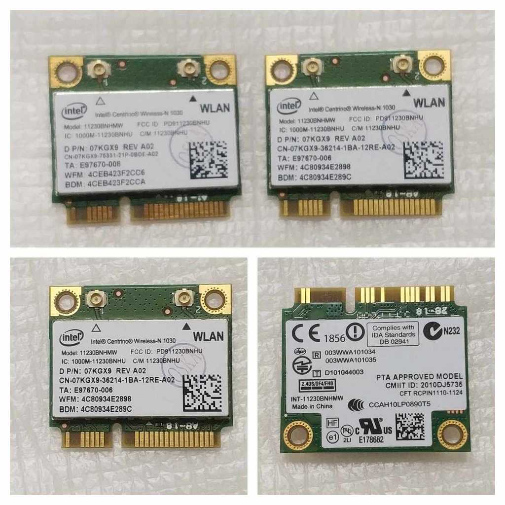 DELL DELL N5110 15R M5110 N5110R การ์ดเครือข่ายไร้สายโมดูล WiFi 11230BNHMW