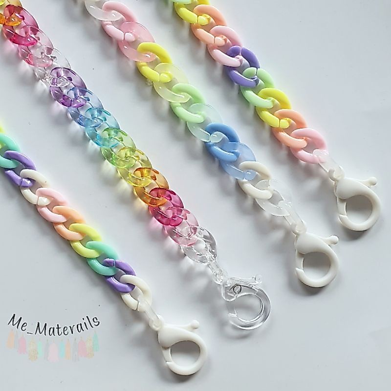 สายคล้องแมสโซ่ สีพาสเทล มีหลายแบบให้เลือก