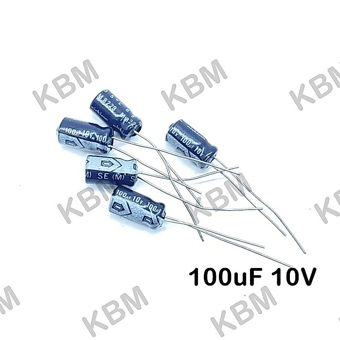 Capacitor (คาปาซิเตอร์)100uF10V 100uF16V 100uF25V  100uF35V
