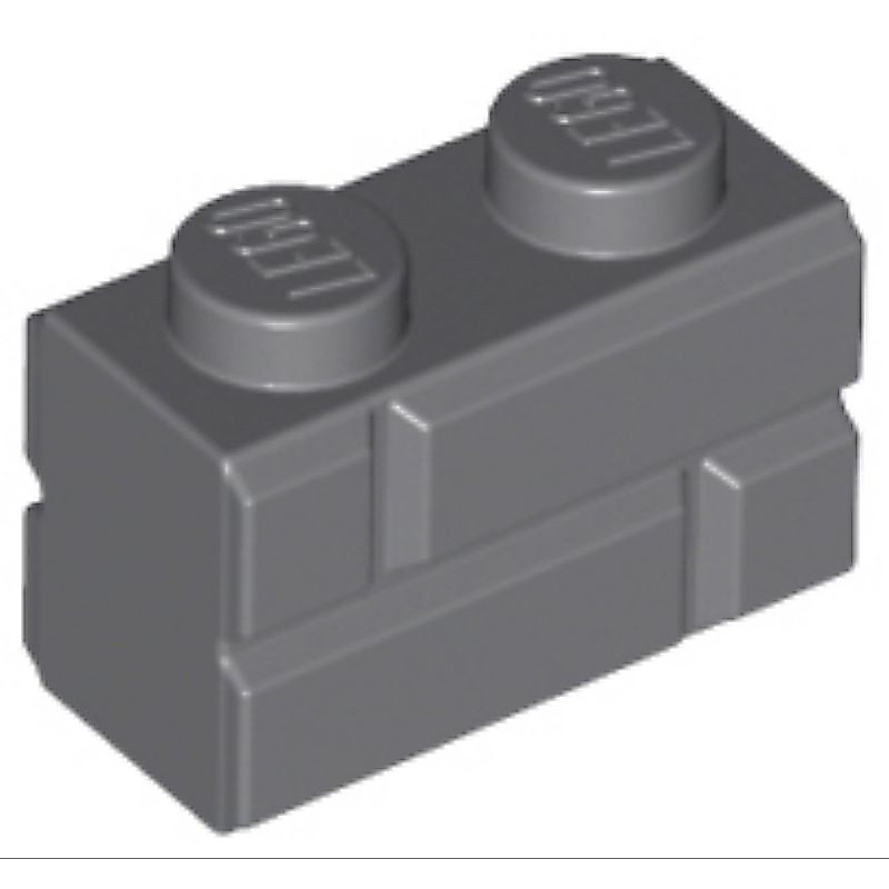 Part Lego 98283 Brick, Modified 1 x 2 with Masonry Profile