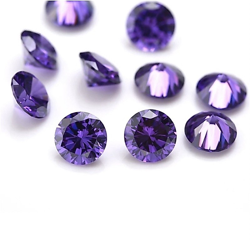 เพชรรัสเซียCZสีม่วงอ่อน(1mm,1.25mm,1.5mm,1.75mm,-5mm)