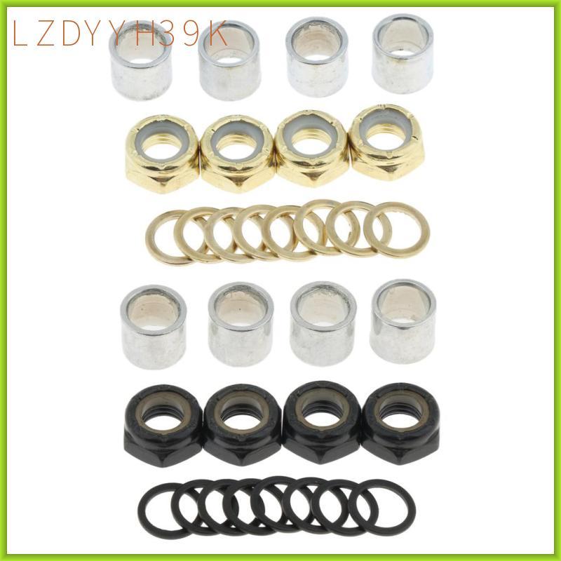 [lzdyyh39k] Bearing Spacer Nuts Speed Kit Axle Speed Washers Cruiser Hardware Part