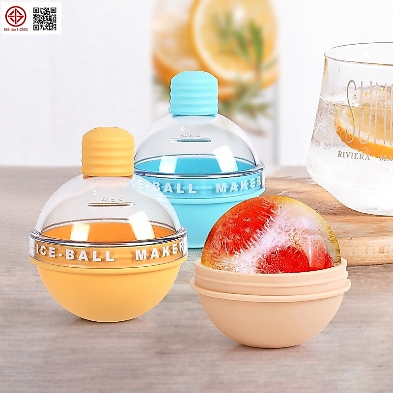 Ice Ball Maker พิมพ์น้ำแข็ง ที่ทำน้ำแข็ง ทำน้ำแข็ง ถาดน้ำแข็ง แม่พิมพ์น้ำแข็ง ทำน้ำแข็งกลม พิมพ์น้ำแ