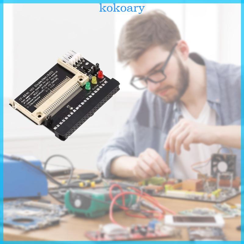 KOK CF To IDE 40-pin การ์ดอะแดปเตอร์ที่ถอดออกได้เดสก์ท็อป Parallel IDE CF Reader CF-IDE