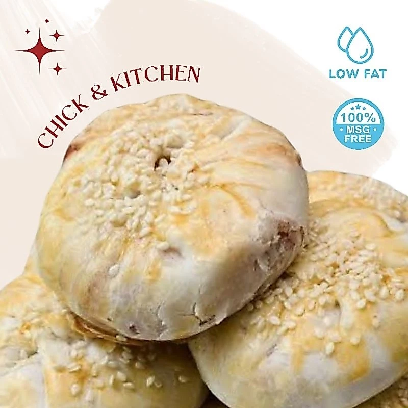 chick & kitchen : พายฮ่องกง แป้งนิ่ม ไขมันต่ำ หวานน้อย หมูแดงฮ่องกง งาดำ เผือกหวานน้อย