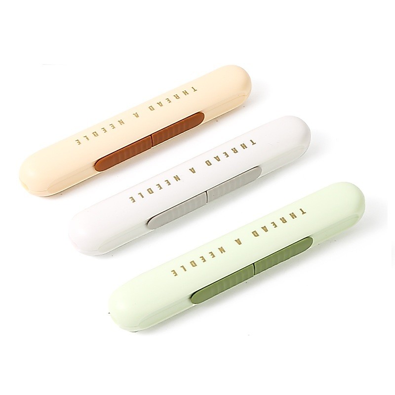 ที่เลาะผ้า+ที่ร้อยด้าย แบบ 2-in-1 ร้อยเข็มและเย็บผ้าแบบ DIY THREAD NEEDLE