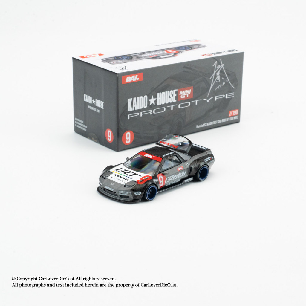 [คลังสินค้าพร้อมอย่างชาญฉลาด] Kaido House+MINIGT 1: 64 NSX Kaido Grey Alloy Car Model